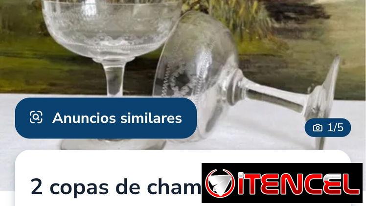 Juegos de copas de champán, talladas y sin tallar, copas noruegas 250 cc... — foto 3