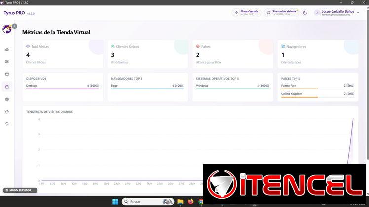 Tyrus: Sistema de gestión de negocios, sistema pos, de inventarios, catálogo online