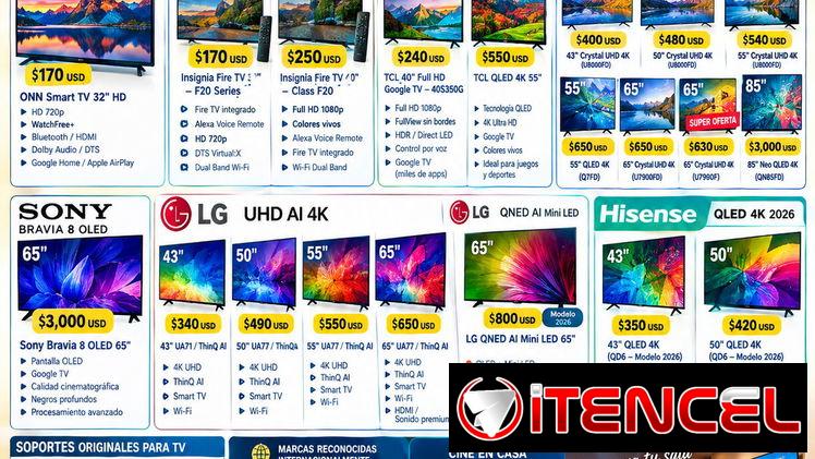 Lo Mejor en TV 4K Oled Qled Cristal 2026 Nuevos Sellados en Caja con Garantía WhatsApp 53321047 — foto 2