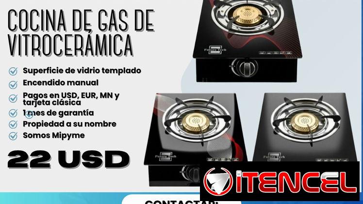 ESTUFA DE GAS FUTURE TECH 1 HORNILLA 💲 Solo $22 🛡️ Incluye 1 mes de garantía