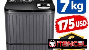 LAVADORA SEMIAUTOMÁTICA MILEXUS DE 7 y 9 KG