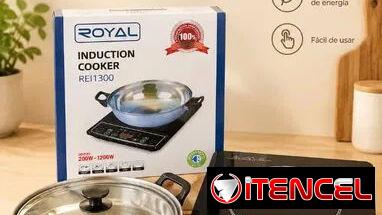 Cocina inducción Royal con cazuela 1200w