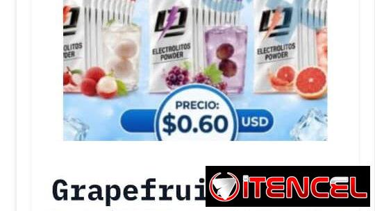 Electrolitos diferentes sabores