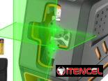 Nivel laser TOWAYTEK profesional luz verde (incluye baterias)