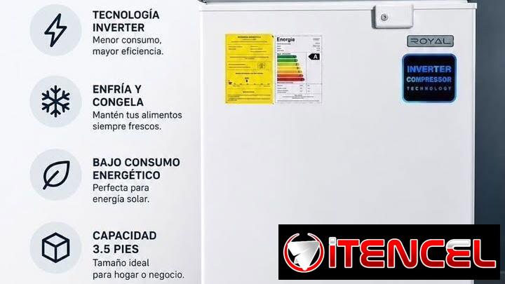 Nevera royal 3.5 pies inverter
