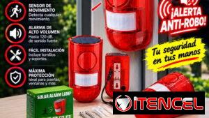 Alarma antirobo para panel solar y para protección casa