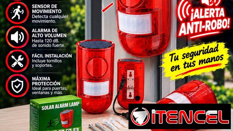 Alarma antirobo para panel solar y para protección casa