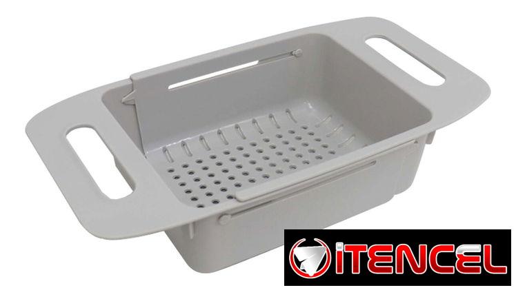 Colador o escurridor plegable para fregadero