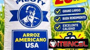 SACO DE ARROZ AMERICANO 22.6KGS 50 LIBRAS=26 USD