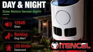 vendo alarma con carga solar ideal para paneles solares y otros
