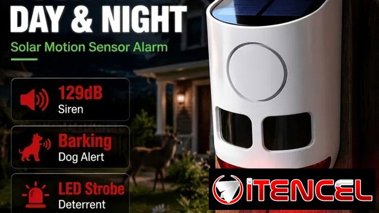 vendo alarma con carga solar ideal para paneles solares y otros