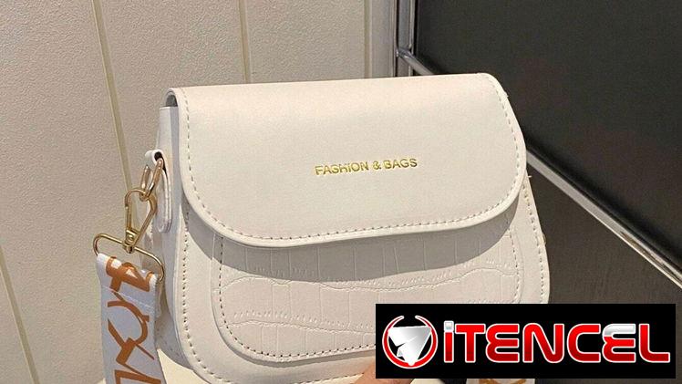 Bolso cruzado de mujer con textura elegante y versátil, de forma de silla de montar, bolso mini de unicolor con correa a — foto 2