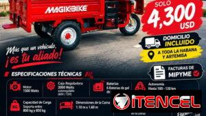 Triciclo eléctrico MAGIKBIKE