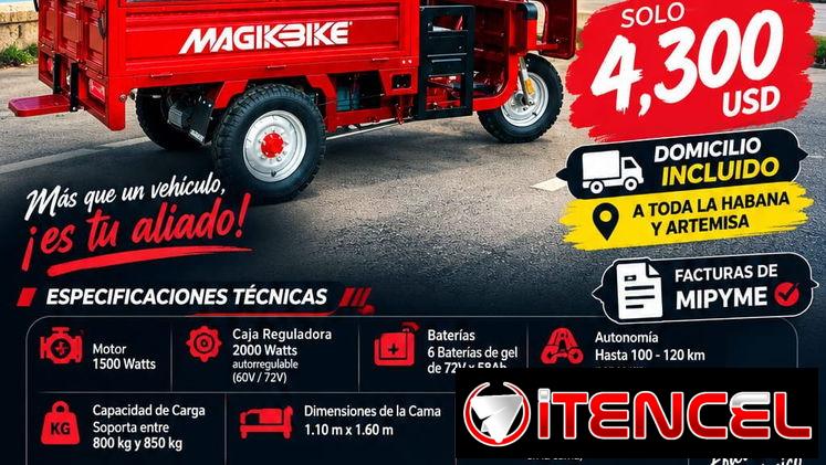 Triciclo eléctrico MAGIKBIKE
