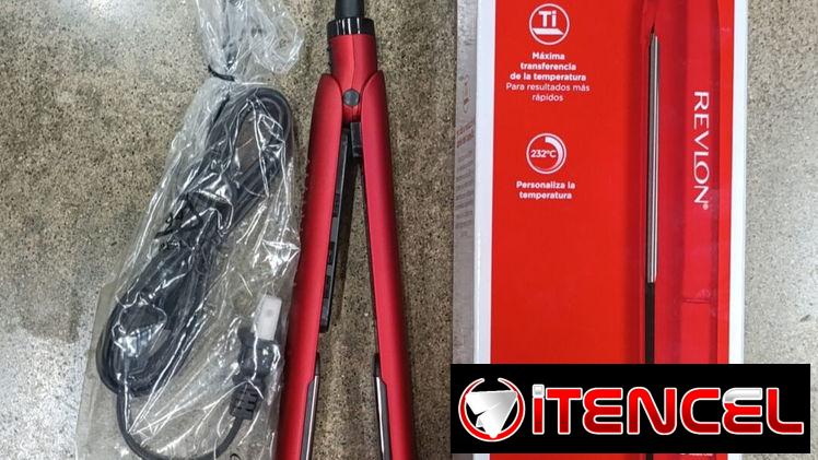 PLANCHA de pelo Revlon de titanio con 10 ajestes de temperatura