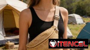 👜 Bolso de Paja para Playa – Cremallera de Gran Capacidad