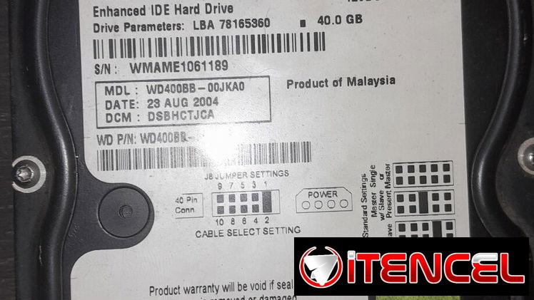 Disco duro en perfectas condiciones de 40 gb 1000 cup, tengo otro que dejóde funcionar para piezas 500 cup, conector ide — foto 2