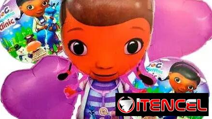 Set de 5 Globos Doctora Juguetes(TC,) — foto 1