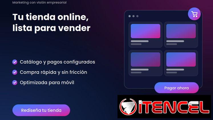 TIENDA ONLINE LISTA PARA VENDER