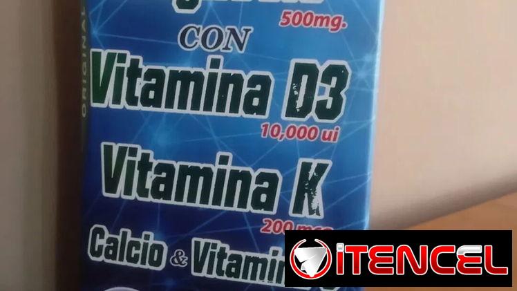Glicinato de Magnecio con vit.D3 y vit. K. Pomito de 100tab – 10 Usd.