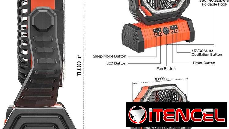 Ventilador recargable