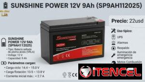 Bateria 12volt y 9Ah
