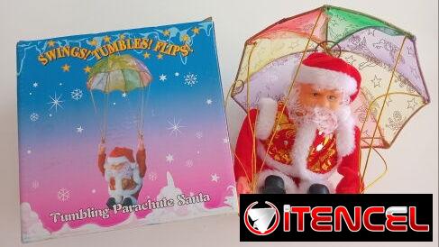 Papá Noel o Santa Claus da vueltas en paracaidas $20 usd — foto 1