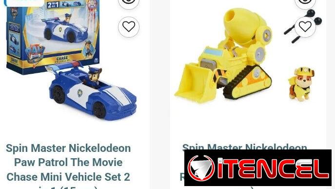 Juguetes de niños y niñas