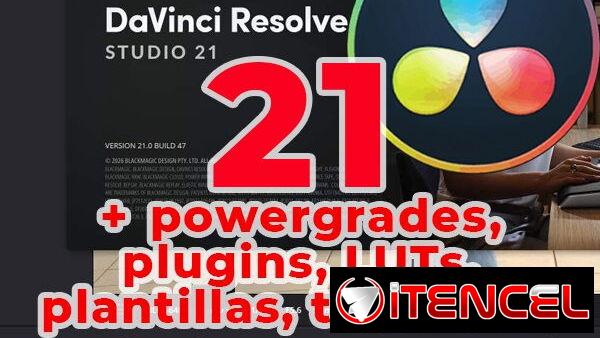 Davinci Resolve Studio 21 Win/MacOS 🔴(UPDATE SEPTIEMBRE) 🟡 + de 2000 Gb de Powergrade,Plantillas, Plugin, LUT,Footage