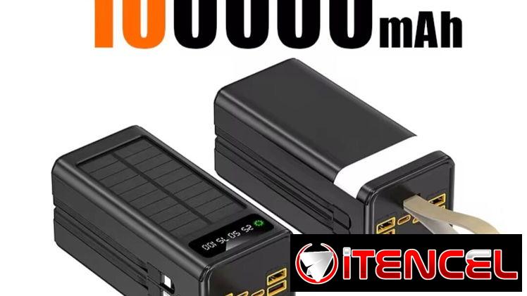 Ganga...Power Bank Solar alta capacidad 100000mAh — foto 4