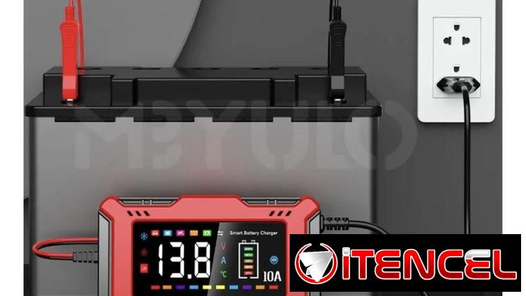 Cargador de baterias 12v 10a inteligente para auto — foto 3