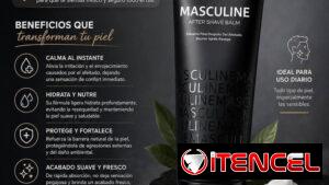 After Shave MASCULINE 100ml🖤🖤 Hidrata, calma y refresca🖤 Alantoína, Mentol y Vit E🖤