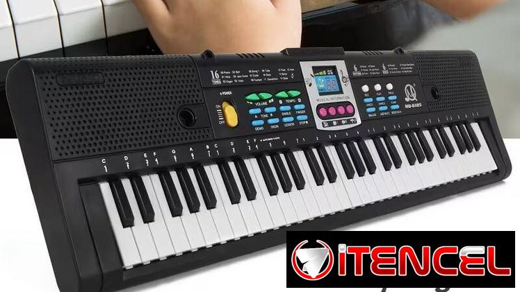 Teclado electrónico multifunción 61 teclas con micrófono — foto 3