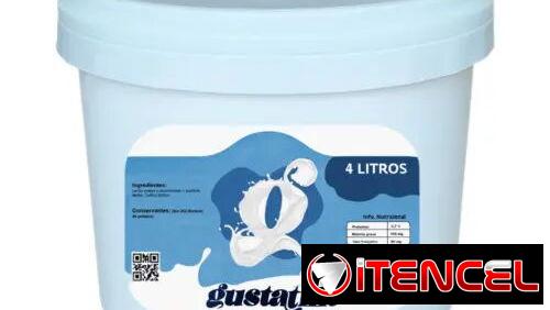 Cubeta de yogurt gustatini Natural de 4L