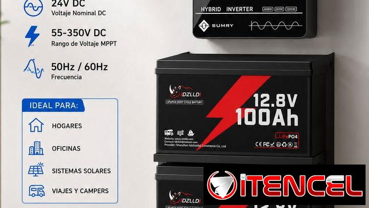 INVERSOR 4000 W + BATERIA 2500 W.NUEVO