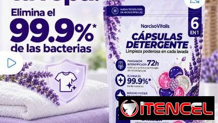 Cápsulas de Detergente 5 en 1, blister con 20.capsulas aromas lavanda y fresca. — foto 3