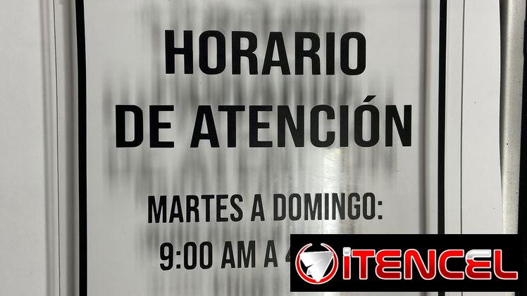 Cartel de horario / cartel de acrilico y vinilo para negocios / carteles de horarios / carteles para negocios