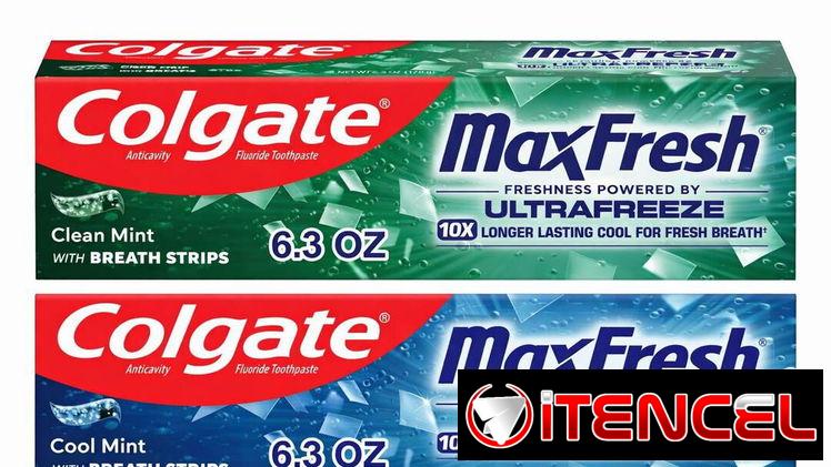 Pasta Dental Colgate de Gel con láminas de mentol 178gr