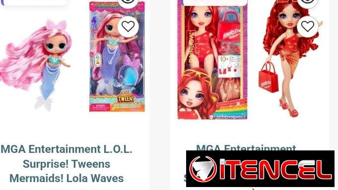 Juguetes de niños y niñas