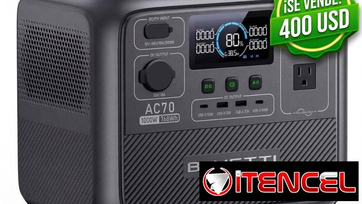 BLUETTI AC70 – 1000W / 768Wh + Protector de Línea de Regalo📦 Estación de energía — foto 1