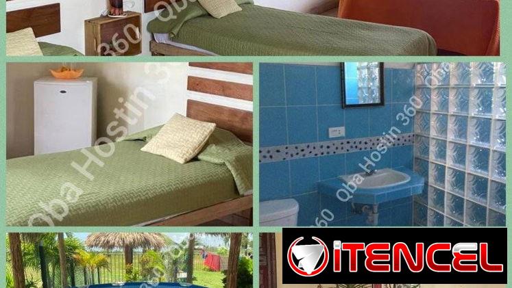 RENTA hostal de 3 habitaciones y piscina en PLAYA SANTA LUCIA, CAMAGÜEY con Qba Hostin 360 — foto 4