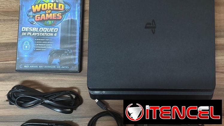 Playstation 4 Slim 1TB desbloqueado 13.00.Lleno de juegos a su gusto.