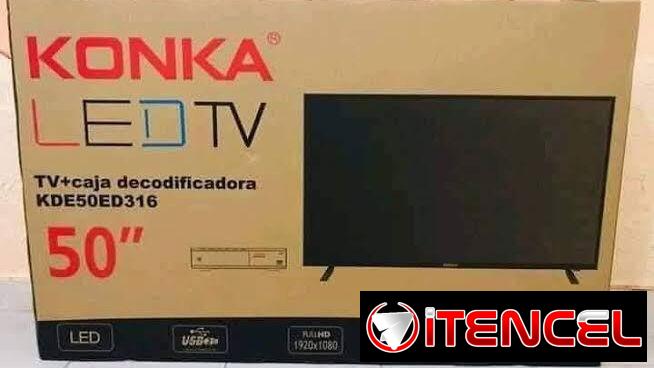 TV 50″+Cajita HD KONKA+SOPORTE DE TV Y CAJITA