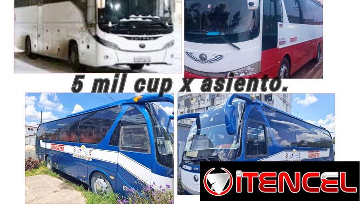 🚌Viajes con OSCARBUS en bus yutong climatizado 🚍 🛣️Varadero - Habana y 🛣️Habana - Varadero.