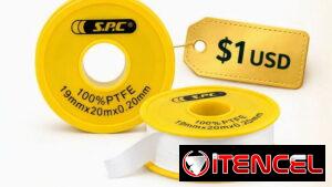 ⅞ * TEFLÓN S.P.C 100% PTFE 19 MM X 20 M