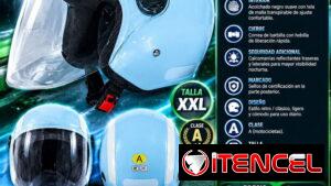 CASCO SEMI-INTEGRAL, FACTURA Y GARANTÍA. VARIEDAD DE ARTÍCULOS PARA MOTOS Y CARROS, TODOS IMPORTADOS