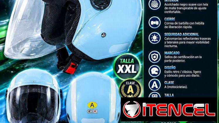CASCO SEMI-INTEGRAL, FACTURA Y GARANTÍA. VARIEDAD DE ARTÍCULOS PARA MOTOS Y CARROS, TODOS IMPORTADOS