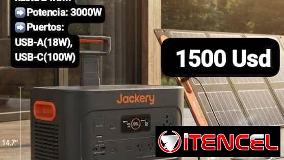 Jackery Explorer 2000 Plus 3000W/2042 Wh, Garantia de 1 mes, Entrega por costo adicional