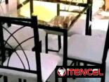 Juegos de comedores de tubo