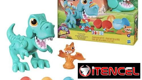 Hasbro Play-Doh Dino Crew Crunchin T-Rex 3 Cans 213 g 7.5 oz
